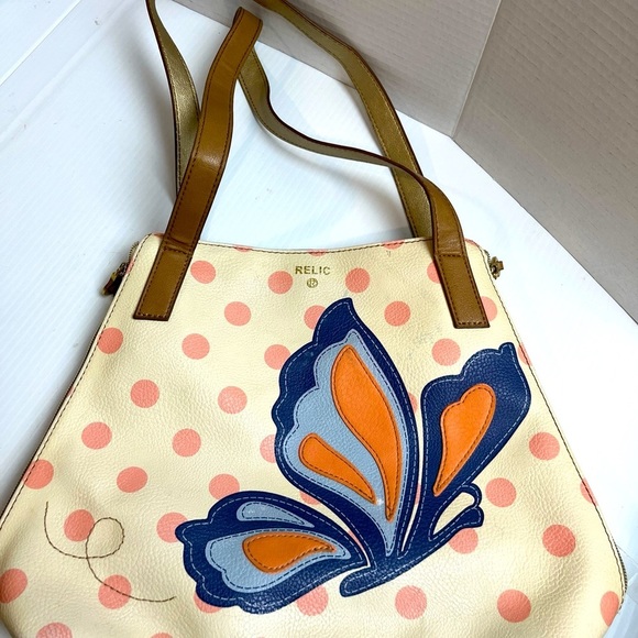 Relic Butterfly bag purse vegan leather side zip - Picture 1 of 8